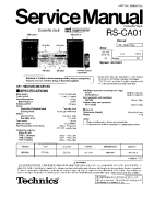 Technics - RSCA-01 - Service manual2 